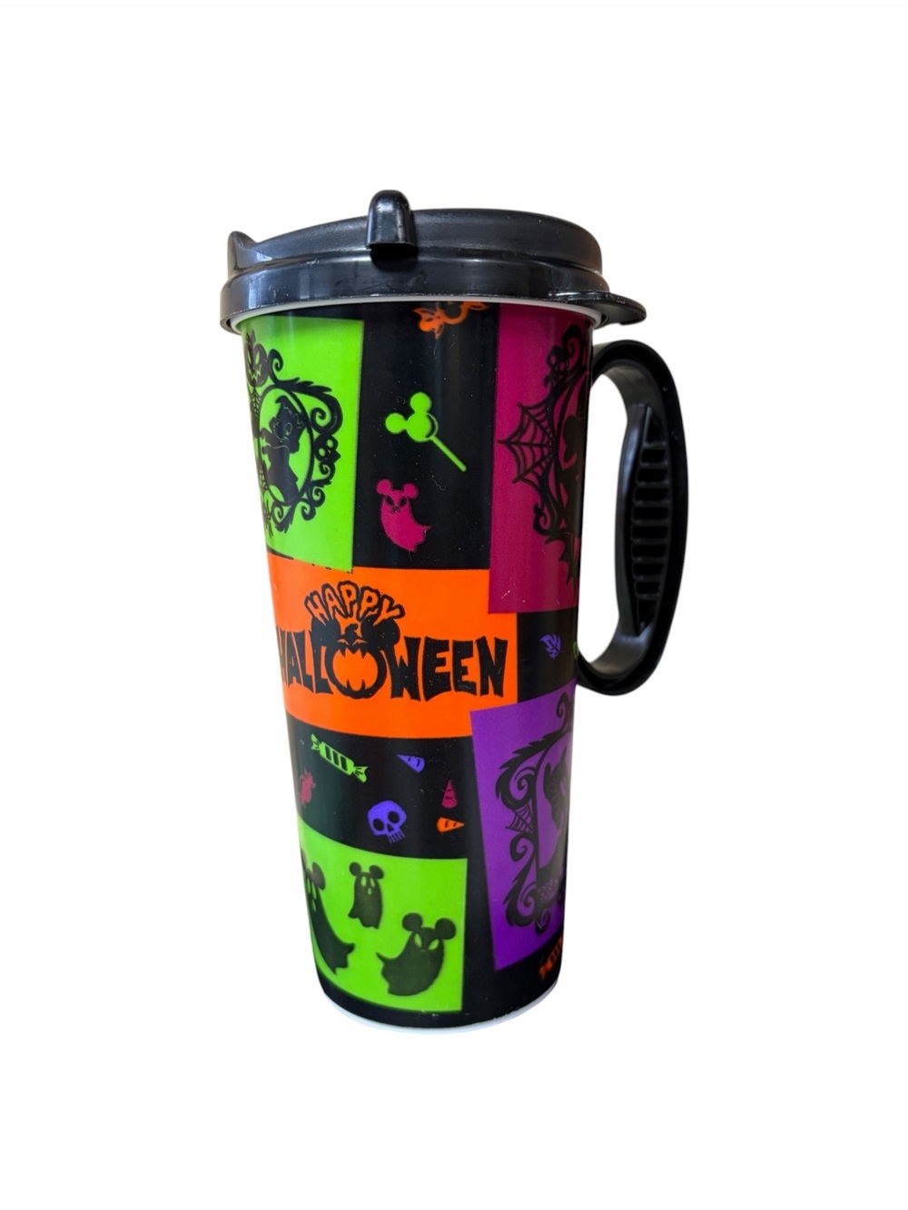 Disney Parks Mickey Mouse Happy Halloween Travel Mug‎ Whirley DrinkWorks Lid